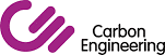 A purple and white logo for capital engineering.